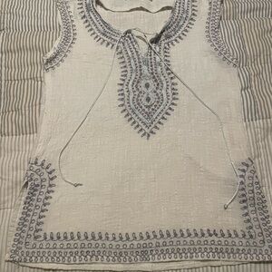 LAFFAIRE 100% Cotton Bohemian shirt size S